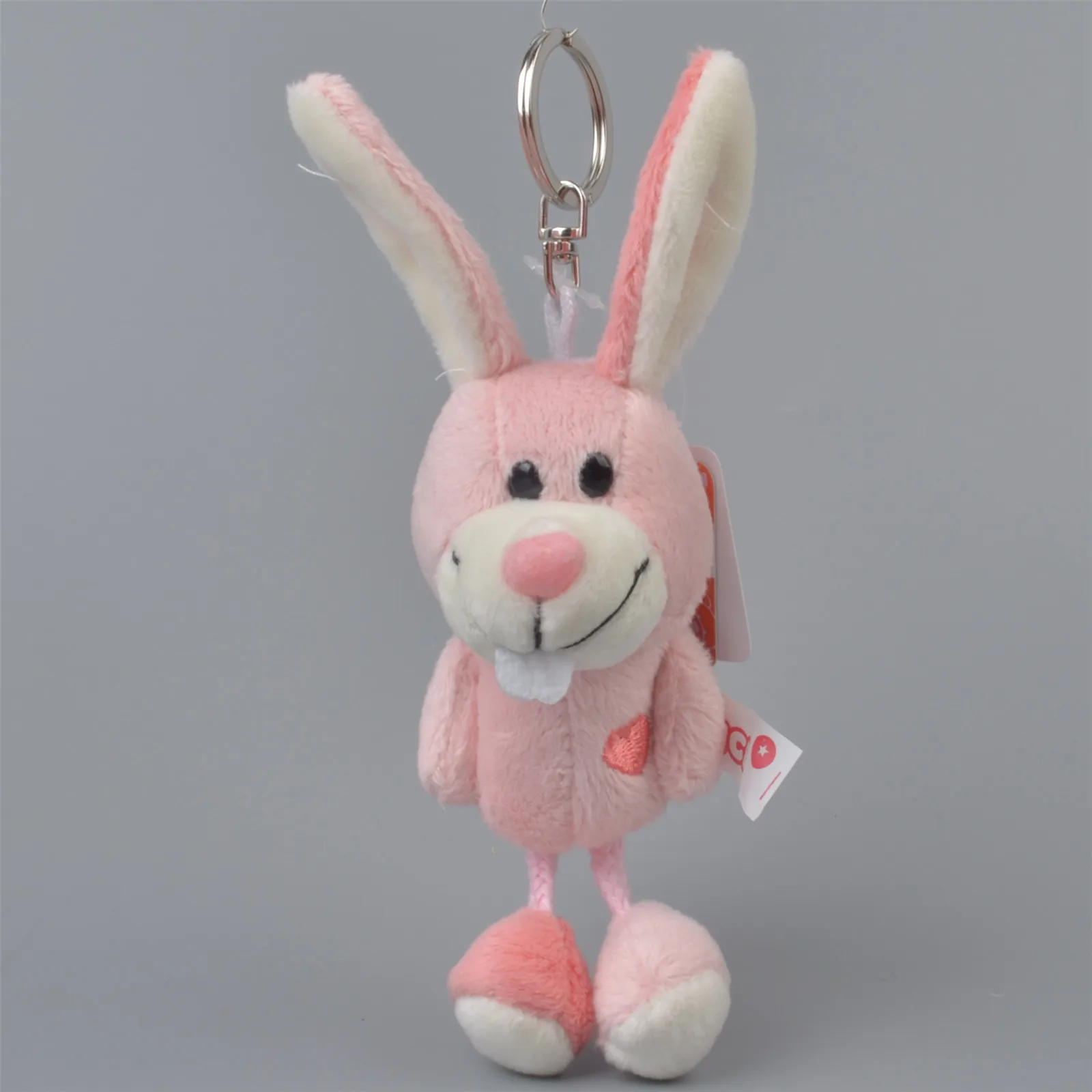 5 шт. фиолетовый шарф кролик коричневый кролик игрушка чучела кулон плюшевый брелок, брелок для ключей кукла подарок - Цвет: Зеленый
