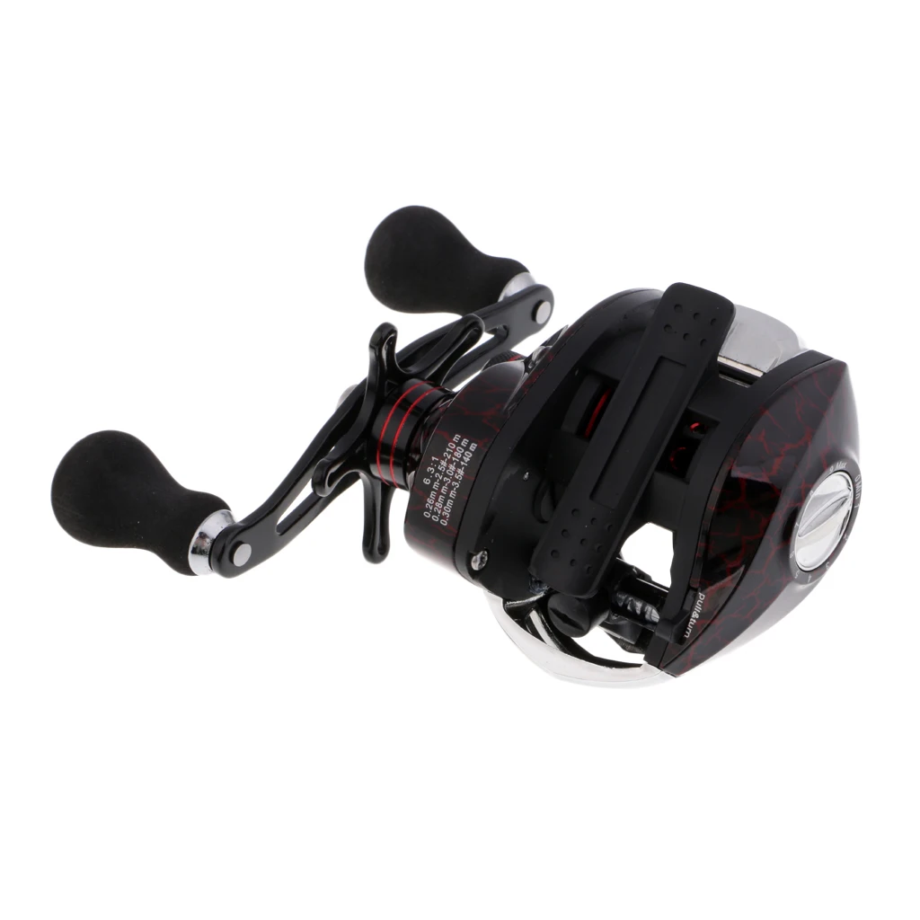 Baitcasting Fishing Reel 6.3:1 Baitcasters Saltwater or Freshwater High-tech Baitcast Reels