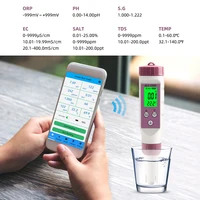 7 in 1 Temp ORP EC TDS Salinity S.G PH Meter Online Blue Tooth Water Quality Tester APP Control for Drinking Laboratory Aquarium 2