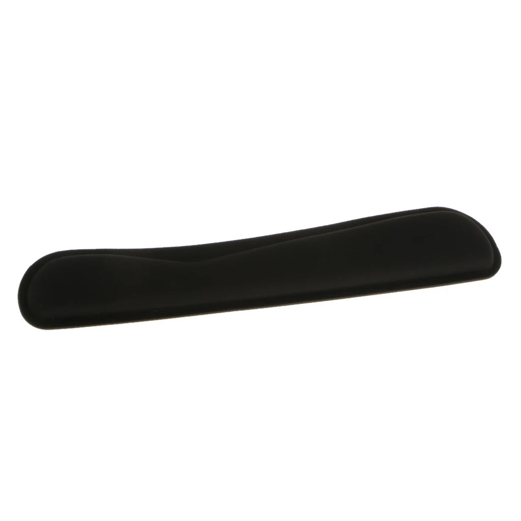 1xSoft Cushion Wrist Support Pad Computer/Keyboard Comfort Mat Arm Rest-Black