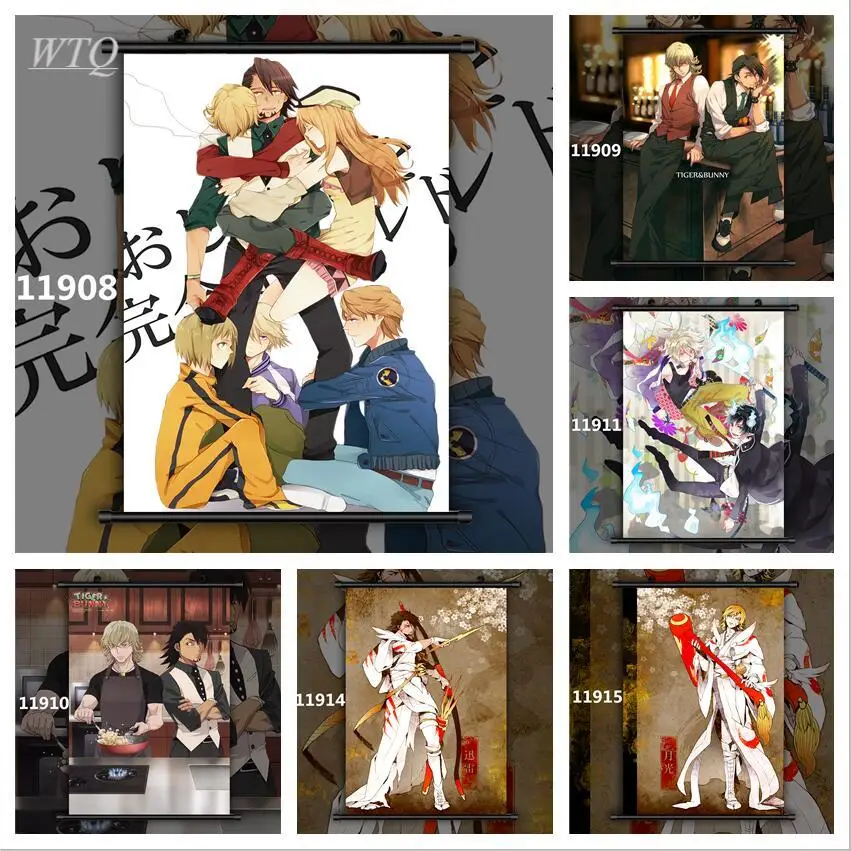 

TIGER & BUNNY Ivan Karelin Kaburagi T. Kotetsu Anime Posters Canvas Painting Wall Decor Wall Art Picture Room Decor Home Decor