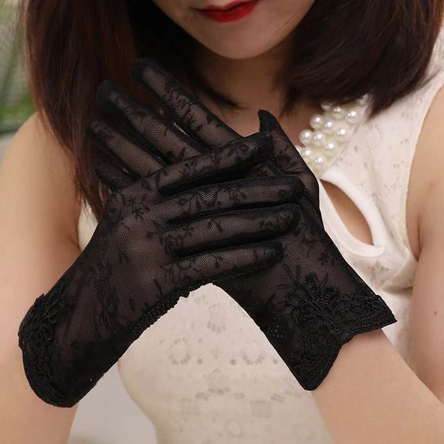 Gants Femme， Femme été crème solaire glace soie soleil conduite