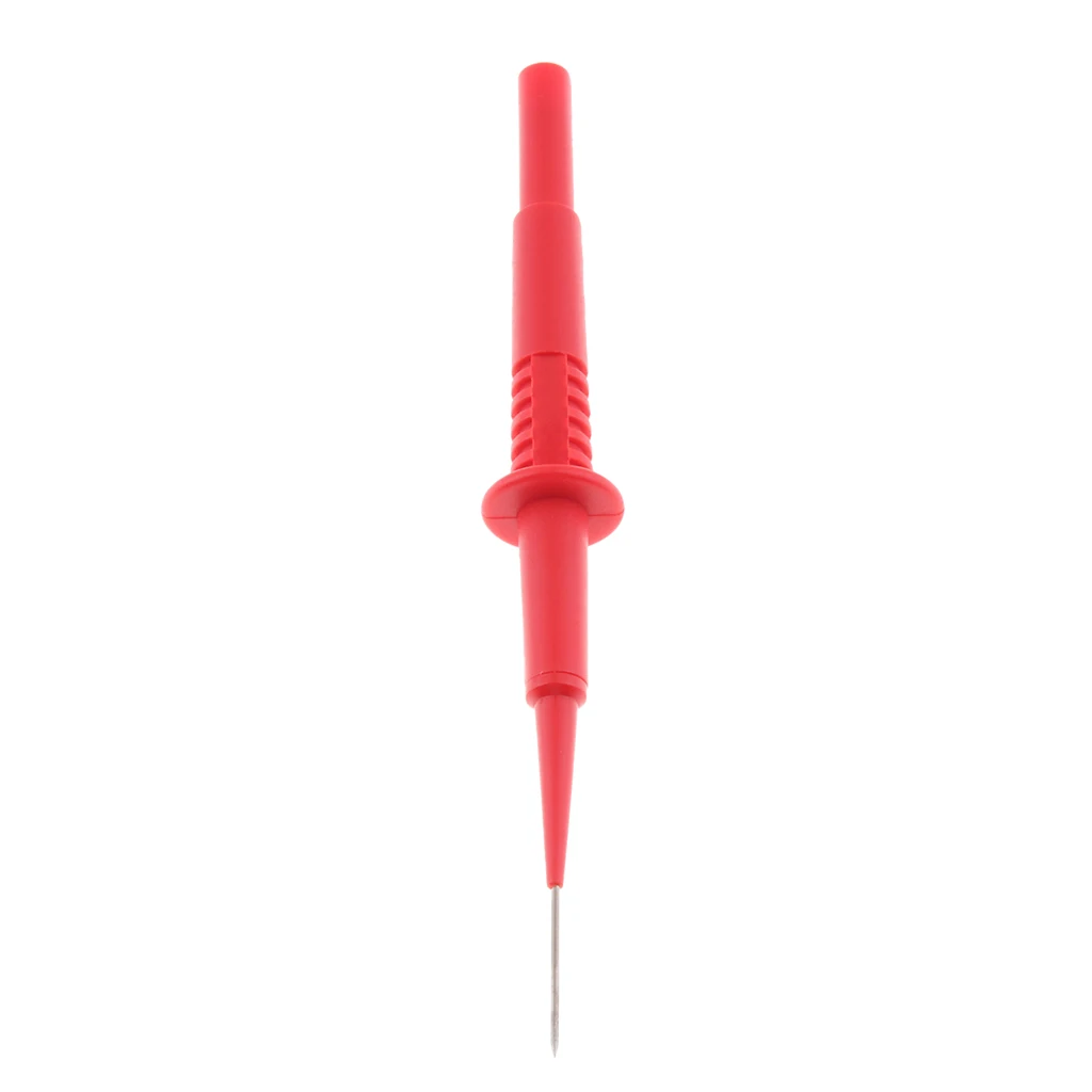 2 Pack Needle Piercing Tester Test Probes with 4mm Banana Socket for Multimeter for Car Auto Maintainance