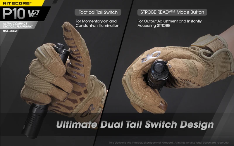 NITECORE P10 V2 LED Tactical Flashlight (15)