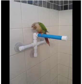 

Parot Toys Bird Toys Parrot Stand Parrot Shower Holder Parrot Standing Toy Portable Suction Cup Parrot Bath Stands Suppllies