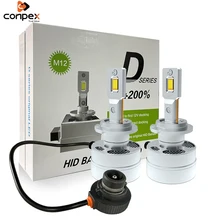

Conpex Mini 1:1 Canbus D2S Car Headlight Bulb 6000K White D1S D1R D2R D3S D3R D4S D4R Wireless LED Kits 70W 10000LM Auto Light