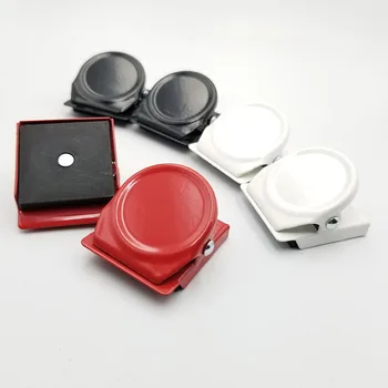 

Multipurpose Metal Fridge Magnet Clip Simple Design Round Shape Metal Clip Magnetic Convenience Kitchen Color Marker Storageclip