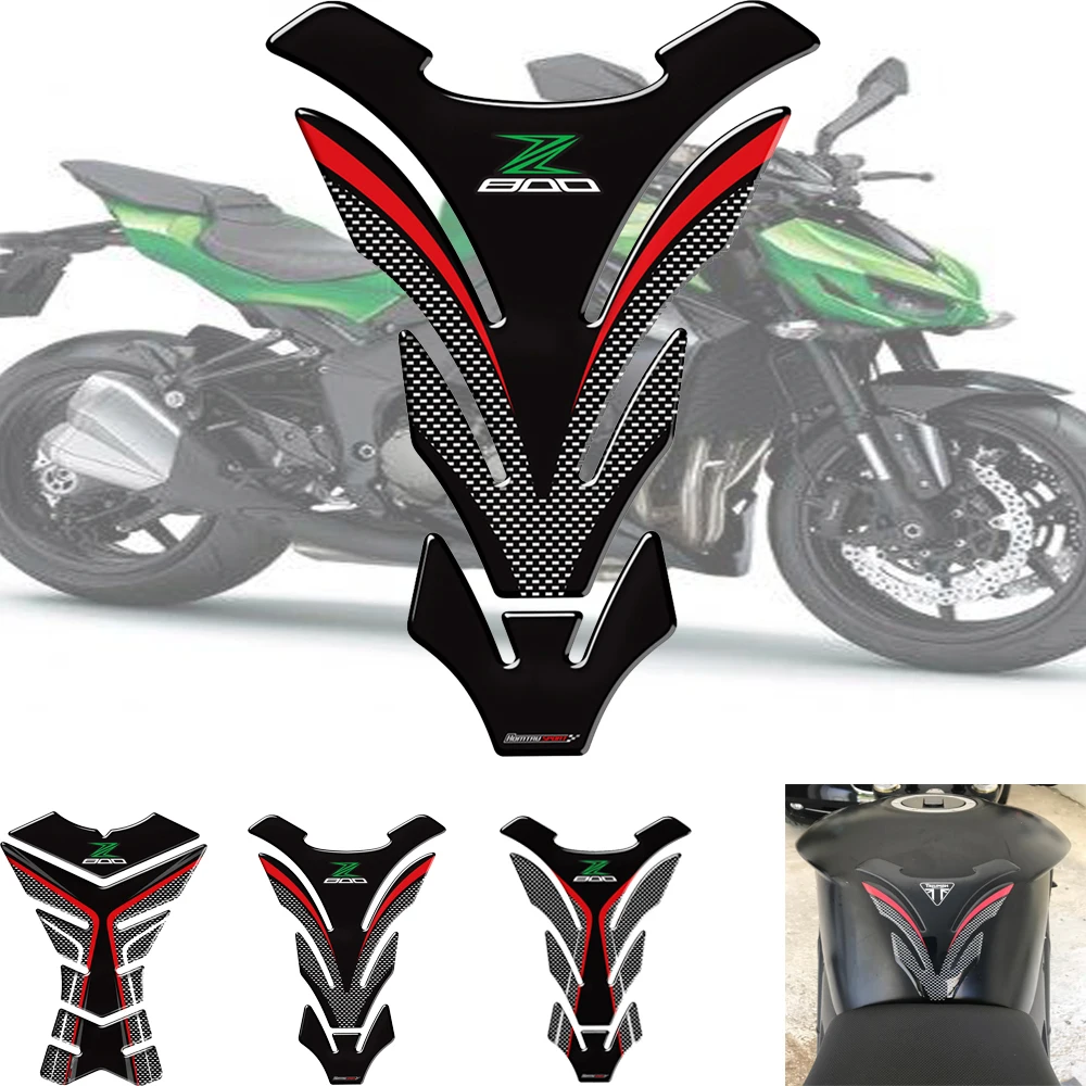 

3D Защитная Наклейка на бак мотоцикла для Kawasaki Z800 Z 800 Tankpad