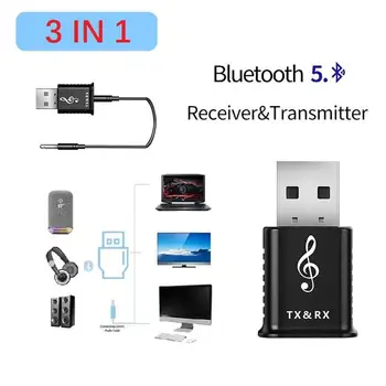 

2-in-1 Bluetooth 5.0 Audio Receiver wifi Transmitter Stereo Bluetooth AUX RCA USB 3.5mm Jack For TV PC Car Kit Wireless Adapter