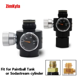 Paintball Airsoft Regulator for Co2 & HPA Pressure Control Adjustable Range 0-200psi