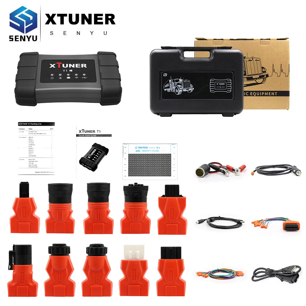 

XTUNER T1 For ABS/Airbag/DPF Diesel Heavy Duty Trucks OBD OBD2 Diagnostic Tool Wifi HD Auto Scanner For Volvo/Scania Truck