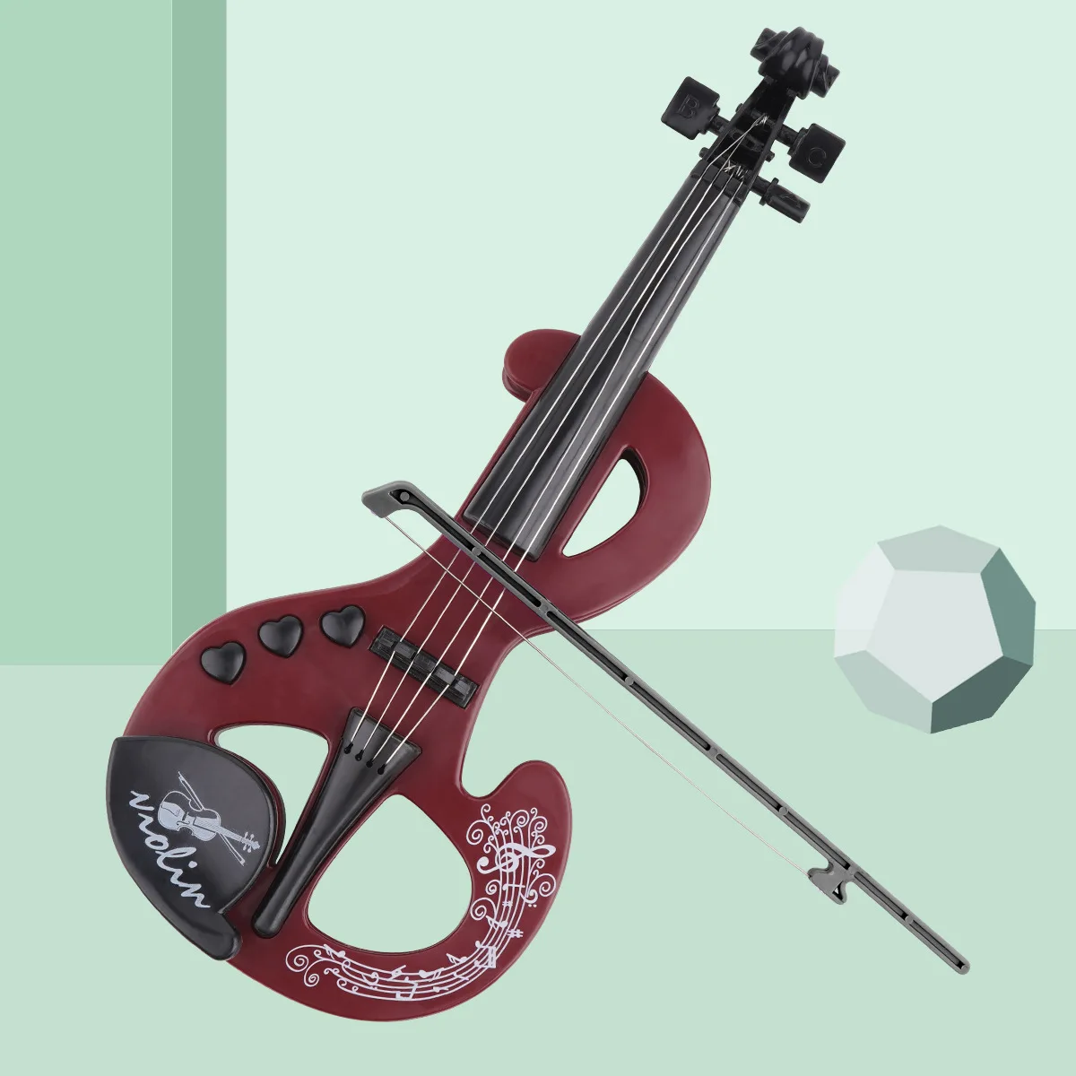 Детская симуляция скрипки Игрушка музыкальный инструмент гитара От 1 до 3 лет Детские Развивающие игрушки подарки унисекс
