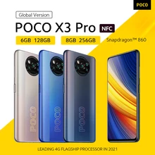 Смартфон глобальная версия POCO X3 Pro 128/256 ГБ, Восьмиядерный Snapdragon 860, 120 Гц, 5160 мАч, 33 Вт, зарядка, четыре AI-камеры, NFC Смартфон глобальная версия POCO X3 Pro 128/256 ГБ, Восьмиядерный Snapdragon 860, 120 Гц, 5160 мАч, 33 Вт, зарядка, четыре AI-камеры, NFC