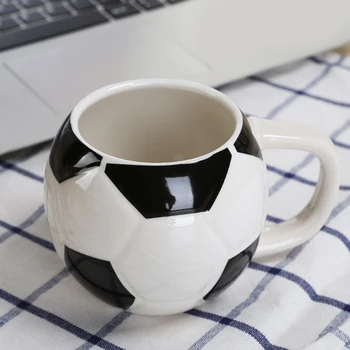 

Creative Soccer Printed Mug Ceramic Football Themed Cup Coffee Tea Juice Cup Novelty Drinkware Cup