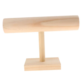 

Unfinished Wooden Headband Holder Jewelry Display Stand Rack Organizer Holder for Home Shop Show