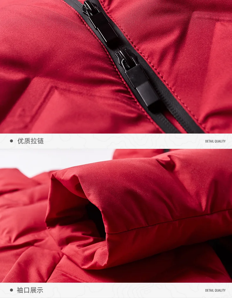 New Style Casual down Coat for Men Wash And Wear Treatment General-Urban Fashion Hooded Turn-down Collar Coat