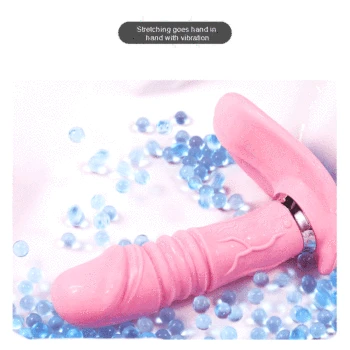 Wearable Vibrator For Women Powerful Telescopic Heating Vibrator Dildo Female G Spot Stimulator Wireless Remote Control Sex Toys 3