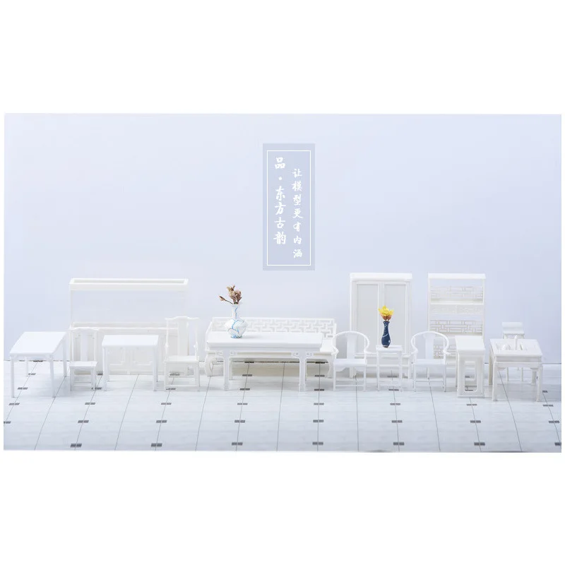 

Crab Kingdom Building Model Material Indoor Landscape Chinese Style Furniture Shou-Shaped Profile Lamp Hanging Chair