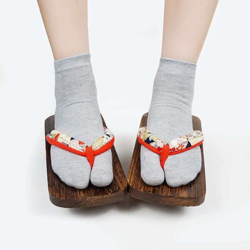 3pairs Japanese Tabi Toe Socks Men Women Kimono Clogs Shoes Socks Bamboo Fiber Deodorant