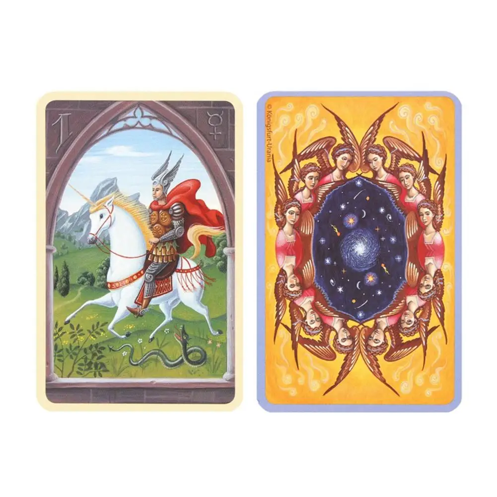 

36PCS Game Cards Durable Innovative Party Tarot Cards Deck Coated Paper Cards For Mystical Lenormand Oracle Decks For Beginners