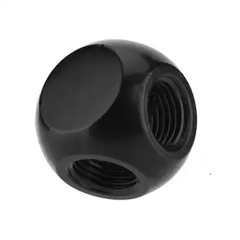 

Brass G1/4" Inner Thread Water Cooling Fittings T-type 4-way Water Tube Connector Splitter for PC Water Cooling System