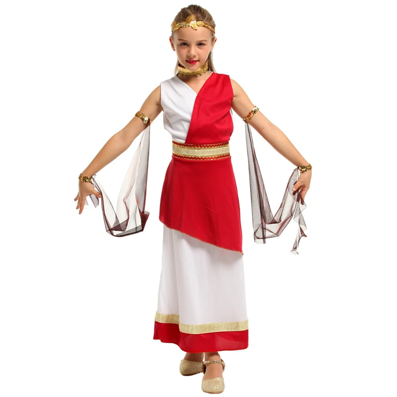 Disfraz de diosa griega para niña, vestido de fantasía para fiesta de  Halloween, carnaval, Purim, Diosa griega, mitología griega, princesa romana,  Palla - AliExpress Novedad y uso especial