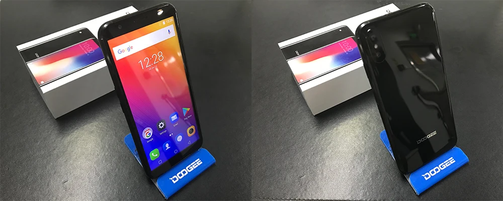 Новинка DOOGEE X55 смартфон 5,5 ''18:9 HD MTK6580 четырехъядерный 16 Гб rom Двойная камера 8,0 МП Android 7,0 2800 мАч боковой отпечаток пальца