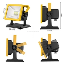 Светодиодный рабочий свет перезаряжаемый с Магнитная батарея питание водонепроницаемый прожектор кемпинг 15 Вт прожектор аварийные огни безопасности