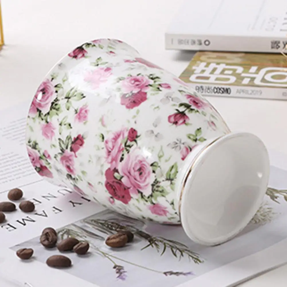 Tazza in porcellana con filtro Peonia | Acquista Online Colore Rosa