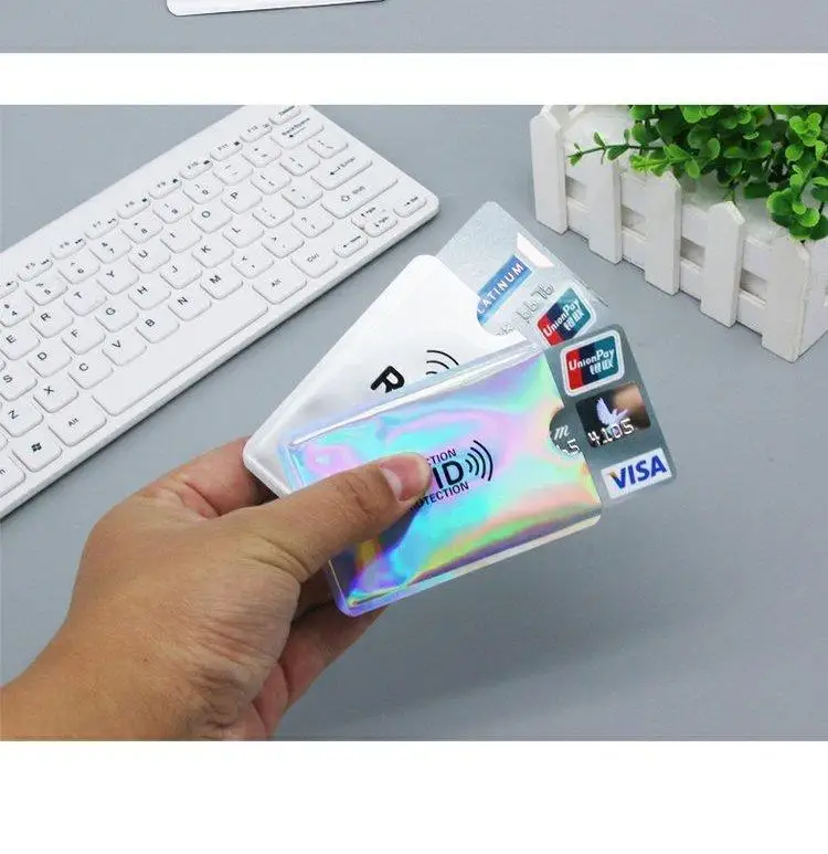Анти Rfid держатель для карт NFC Блокировка ридер замок Id банк держатель для карт чехол Защита металлический чехол для кредитных карт Алюминий