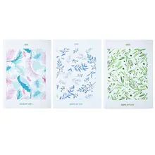 Leaf Agenda Planner Organizer B6 Daily Notebook Horizontal Line Grid Manual