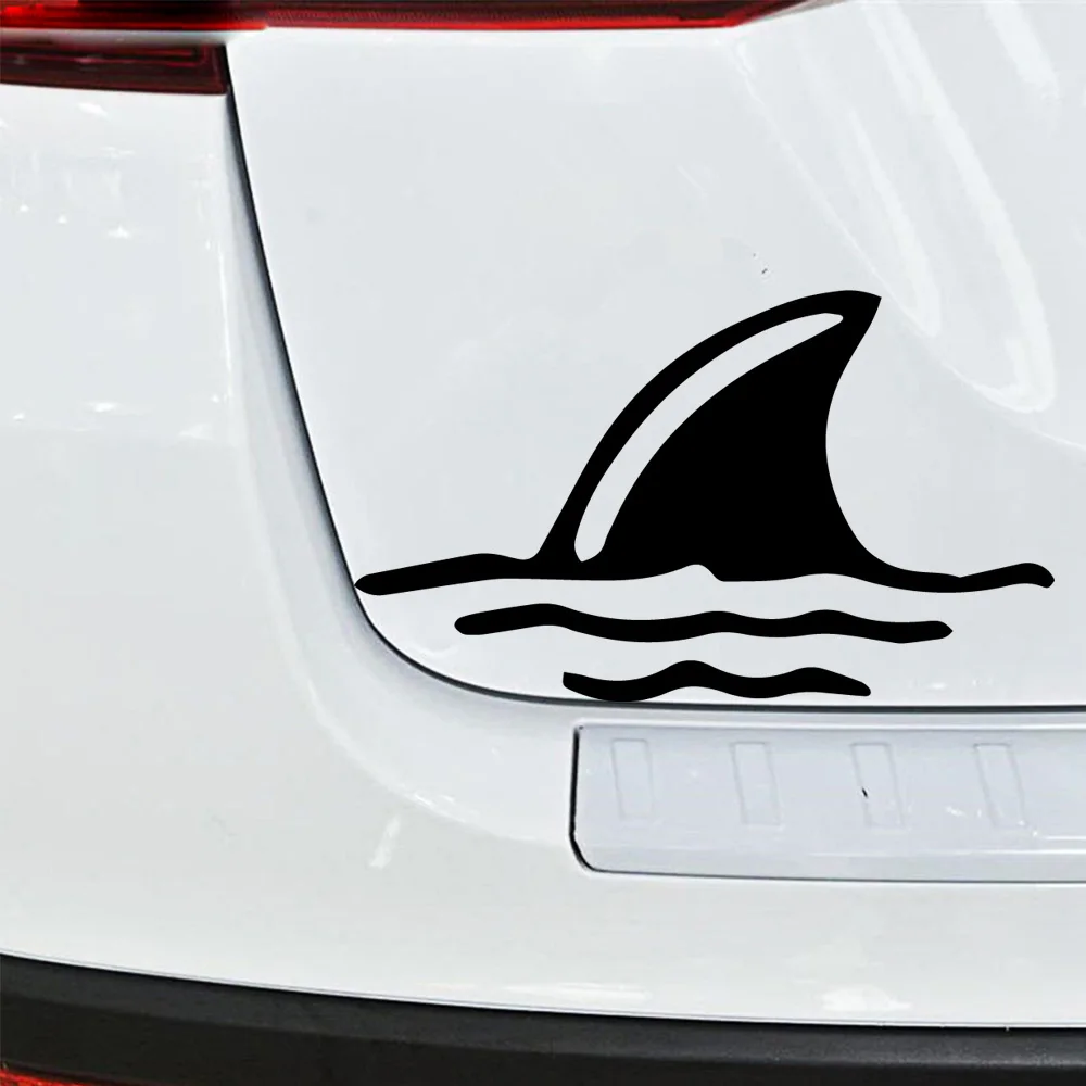 

Colorful Shark Stickers On The Car Decoration Sticker For Car Side Mirror Rearview Diy Your Own Personalized Car