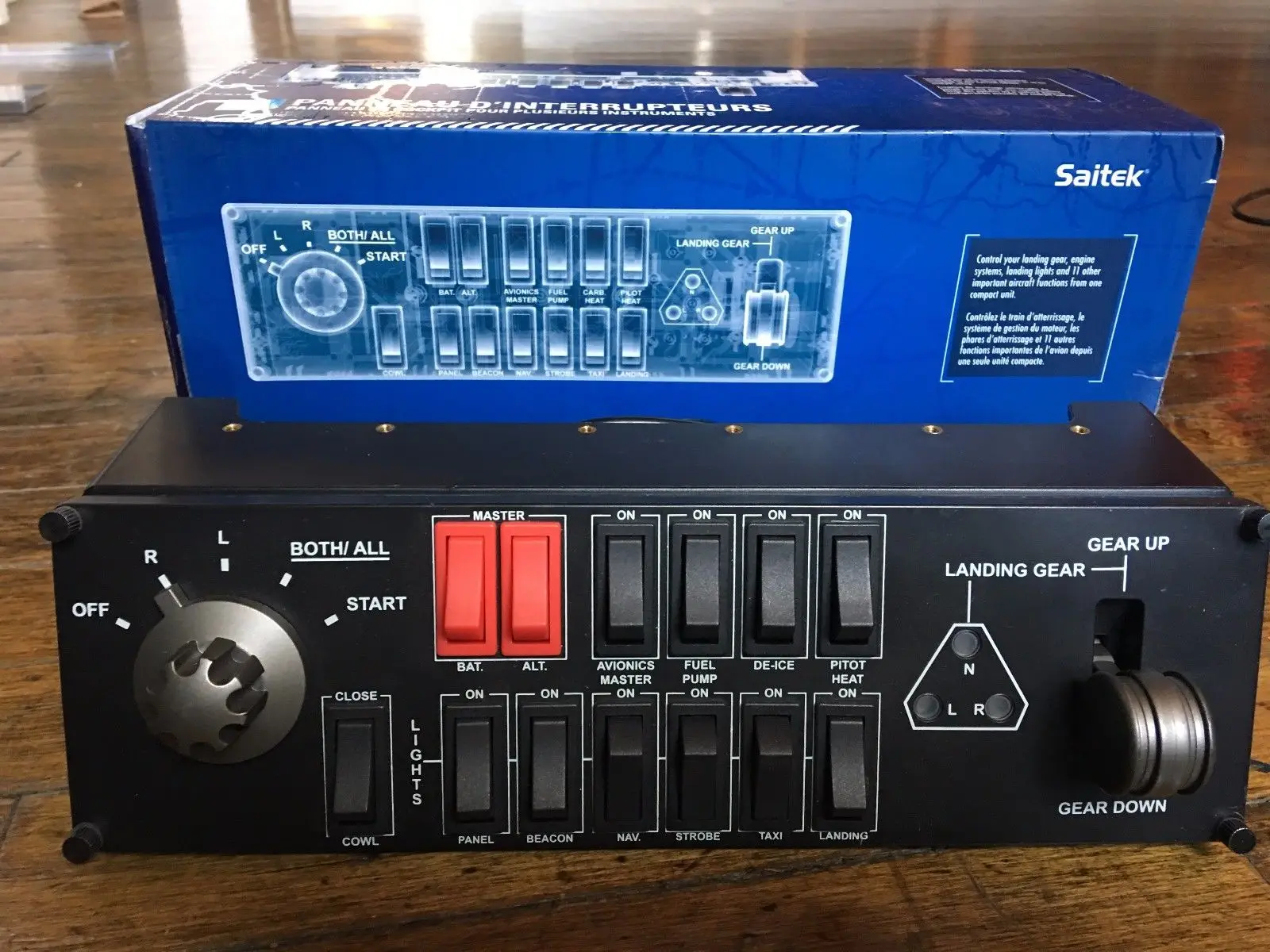 DTM・DAW Saitek Pro Flight Switch Panel Pro Flight Switch Panel for Flight Simulator
