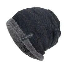 Мужская и женская зимняя флисовая шапка, Толстая теплая шапка, мягкие ветрозащитные удобные вязаные шапки, спортивный головной убор, защитные шапочки для ушей