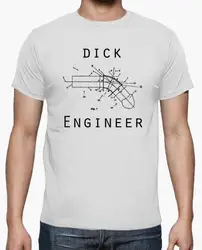 DICK ENGINEER Футболка классический стиль футболка winner Футболка мужская брендовая одежда