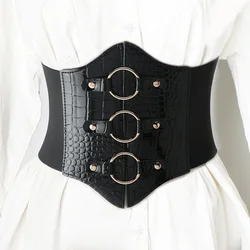 Elastic Corset Belt For Women High Quality Designer Wide Waist Strap Female Dress Coat Sweater Decorative Waistband Girdle