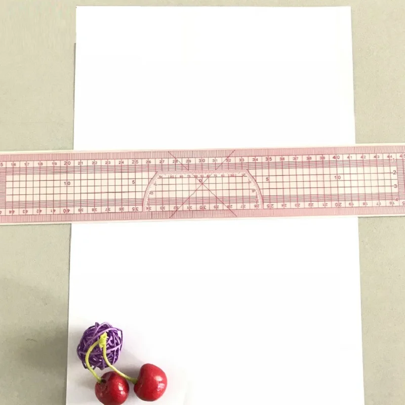 Drawing ruler 60cm Graph Ruler Plate Making High Transparent Material Long Tailor Design Tool