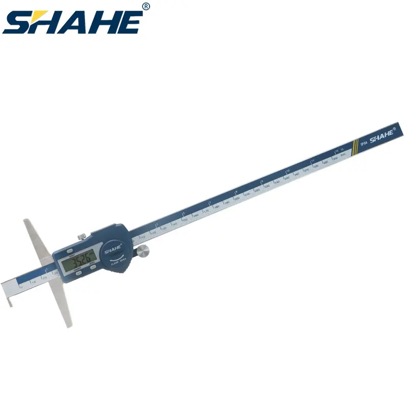 Цифровой однокрюк глубины SHAHE 0 01 мм 300 12 дюймов линейка из нержавеющей стали