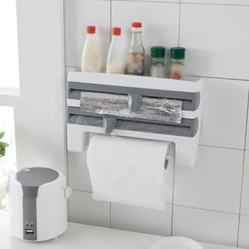 

Aluminium Paper Towel Holder Foil Roll Holder Plastic Bathroom Hanging