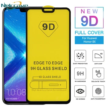 

50 Pieces 9D Curved Full Coverage Tempered Glass For Huawei Honor 8A Pro 8C 8X 8S 8 Lite 7A 7C 7S 6X Cover Screen Protector Film