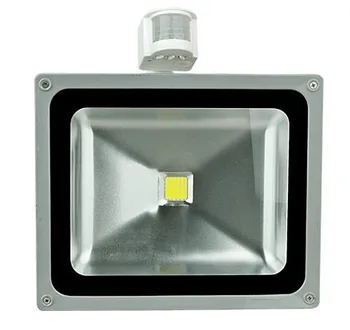 

(Free DHL/Fedex) 85-265V 10W 20W 30W 50W 70W 100W PIR LED Floodlight With Motion detective Sensor Outdoor LED Flood light spot