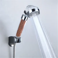 High Turbo Pressure Negative Ion Shower Head  Bathroom Water Saving Filter Handheld Spray Nozzle  250*60*60mm 1