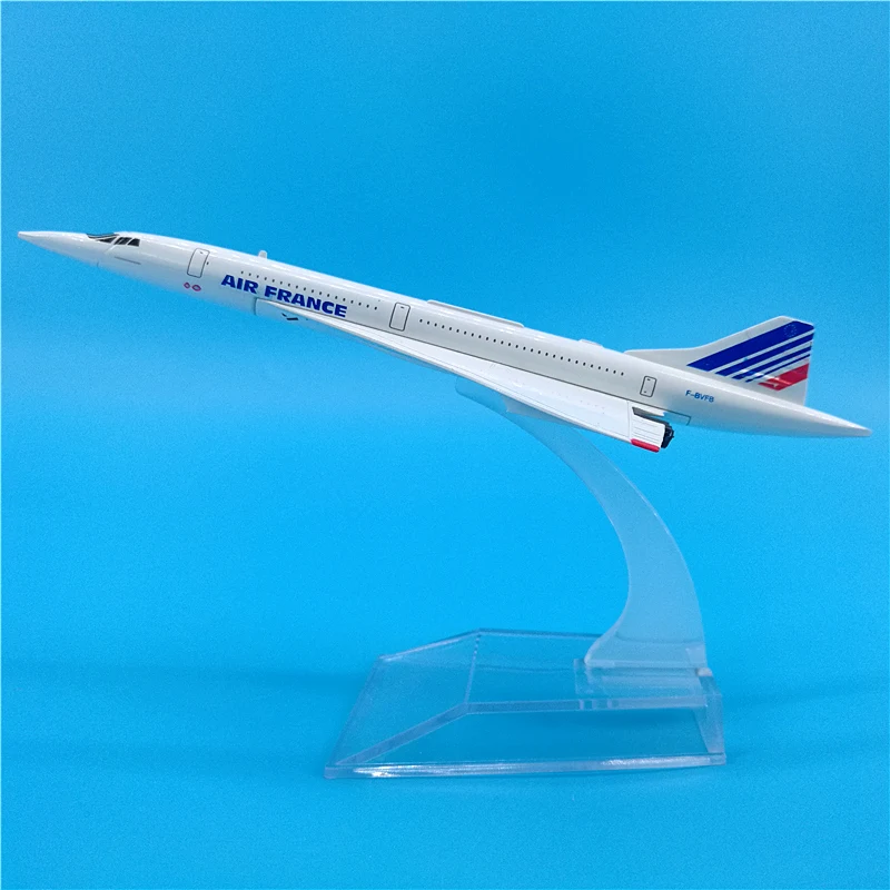 Concorde 1/400 Toy Gift Air France 1976-2003 Diecast Alloy Aircraft Plane Model 