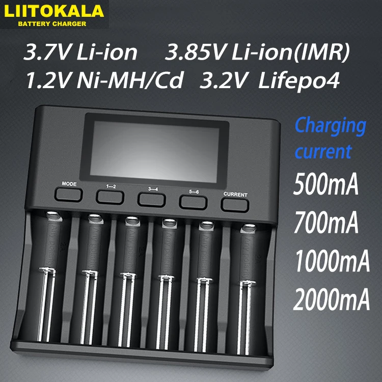 Аккумуляторная батарея Liitokala 18650 3 2 в 7 6 ячеек с автоматическим определение