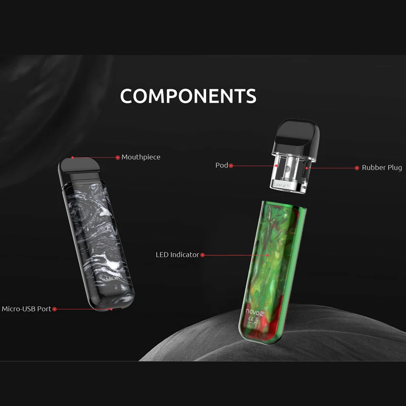 SMOK Novo 2 Pod Starter Kit vape pen kit mesh pod с 800 мАч встроенной батареей электронная сигарета I love