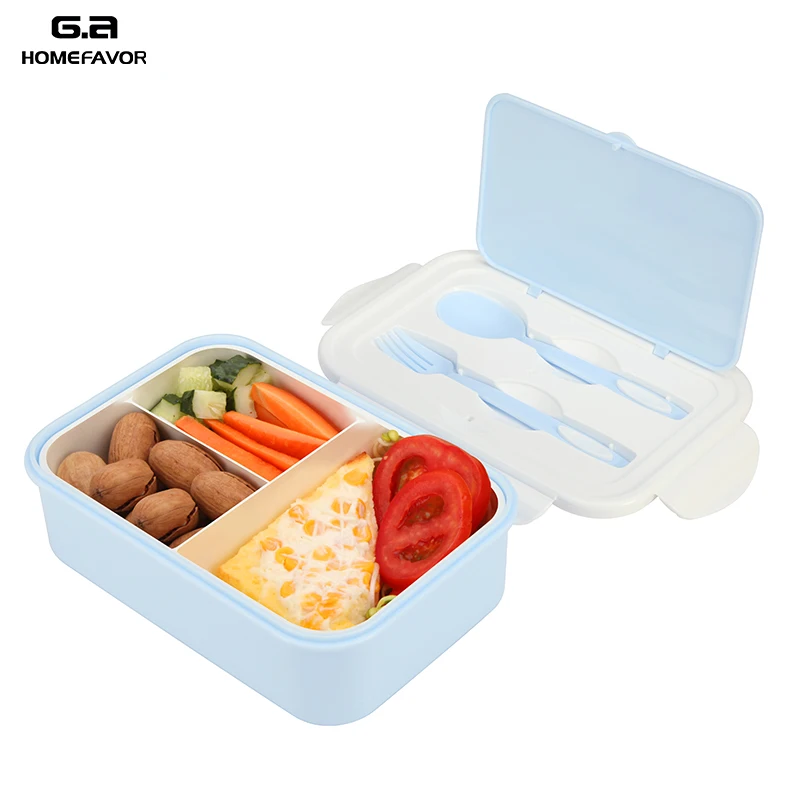 Микроwavable Ланч бокс для детей пищевая коробка Bento пищевые контейнеры герметичная