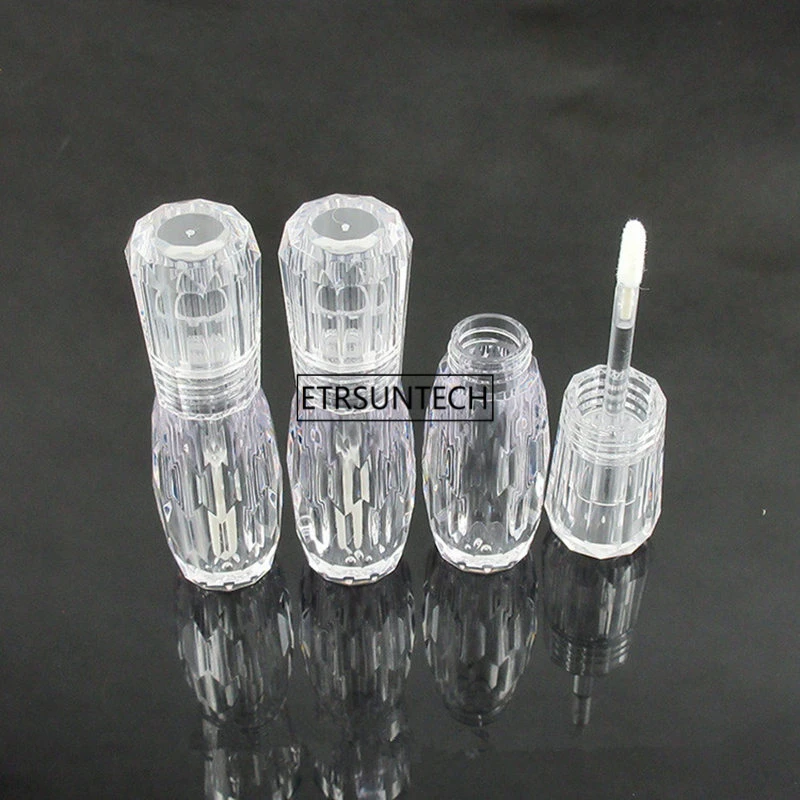 

100pcs 3ml Lip Gloss Tube Empty Plastic Lip Balm Tubes With Clear Small Lip Stick Samples F3315