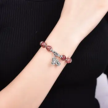 

Ice Seed Strawberry Crystal donna charm bracelets jewlery joyero bisuteria mujer 2020pulcera cadena armbandjes łańcuchy
