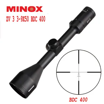 

MINOX ZV 3 3-9X50 Hunting Riflescope BDC 400 Wire Reticle 1 Inch Tube Optical Sights Long Eye Relief for Tactical Rifle Scope