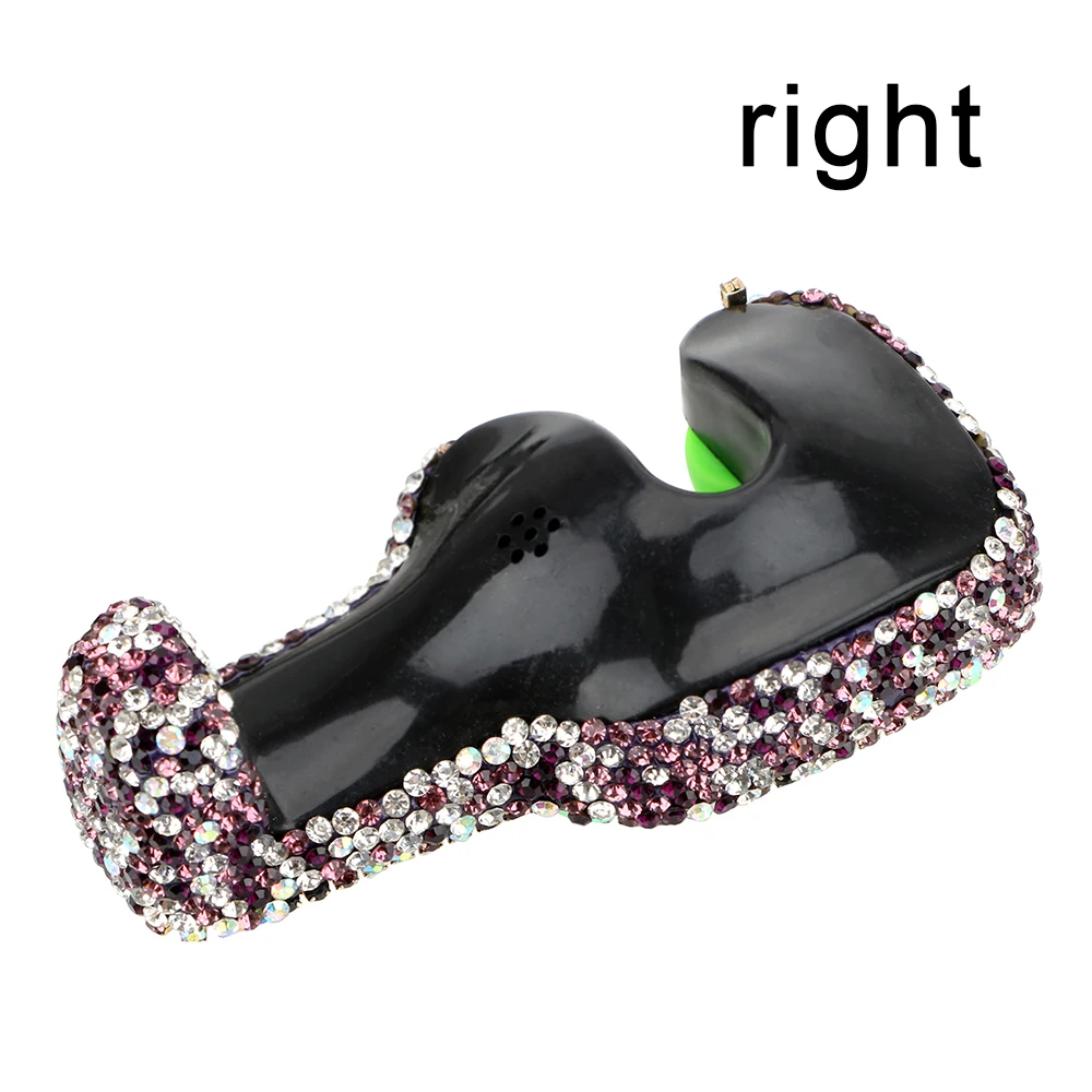 LEEPEE Bling автомобильный крючок на заднее сиденье, искусственный кристалл, алмаз, подголовник, вешалка, универсальный, скрытый, 1 шт., случайный вид сбоку